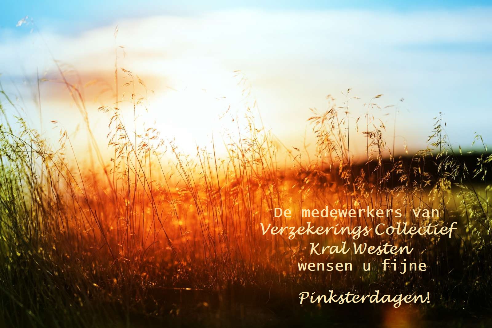 Fijne pinksterdagen