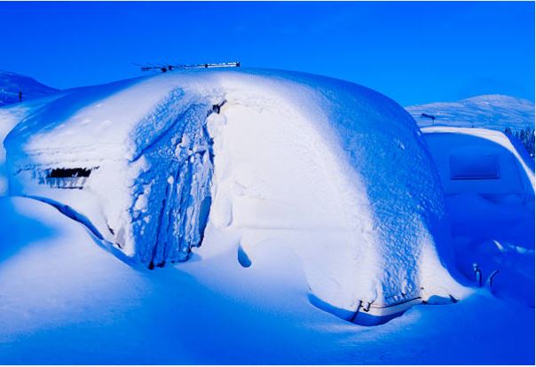 Caravan winter